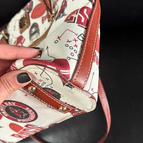 Dooney & Bourke Buccaneers Red and White Tote - Picture 8 of 16